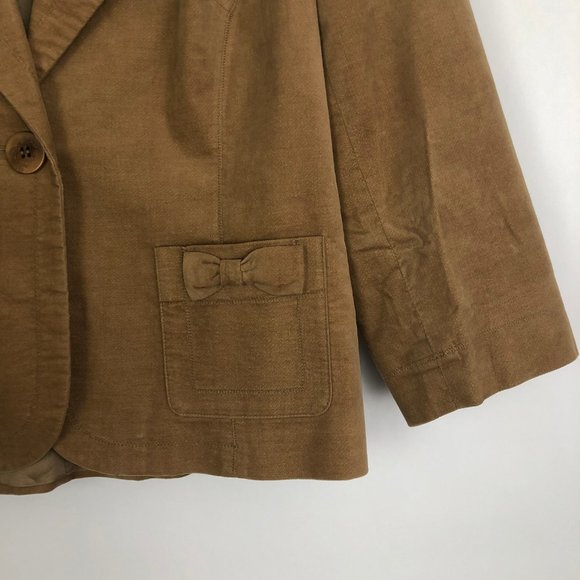🎈 Olivia & Grace Bow Pocket 3/4 Sleeve Blazer! - Picture 2 of 5